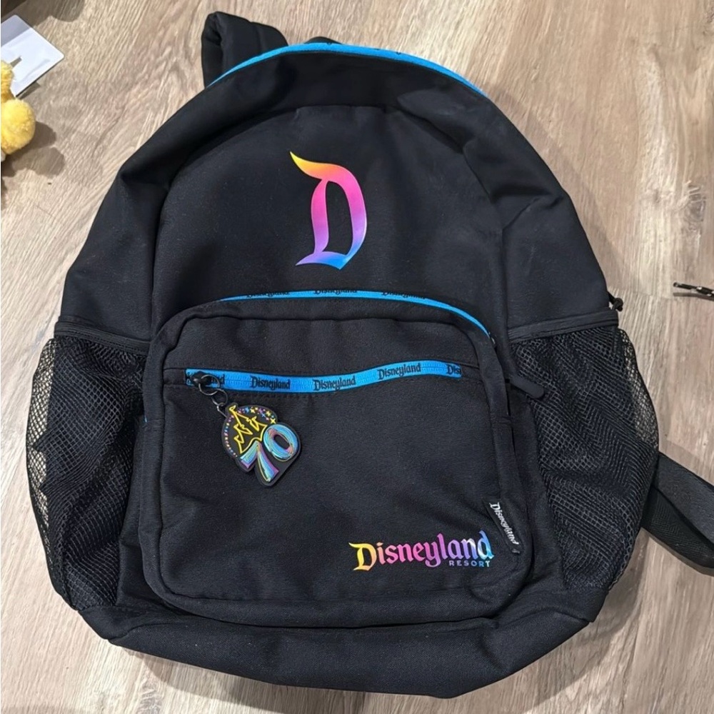 Disney Disneyland Resort 70th Anniversary Backpack with Charm